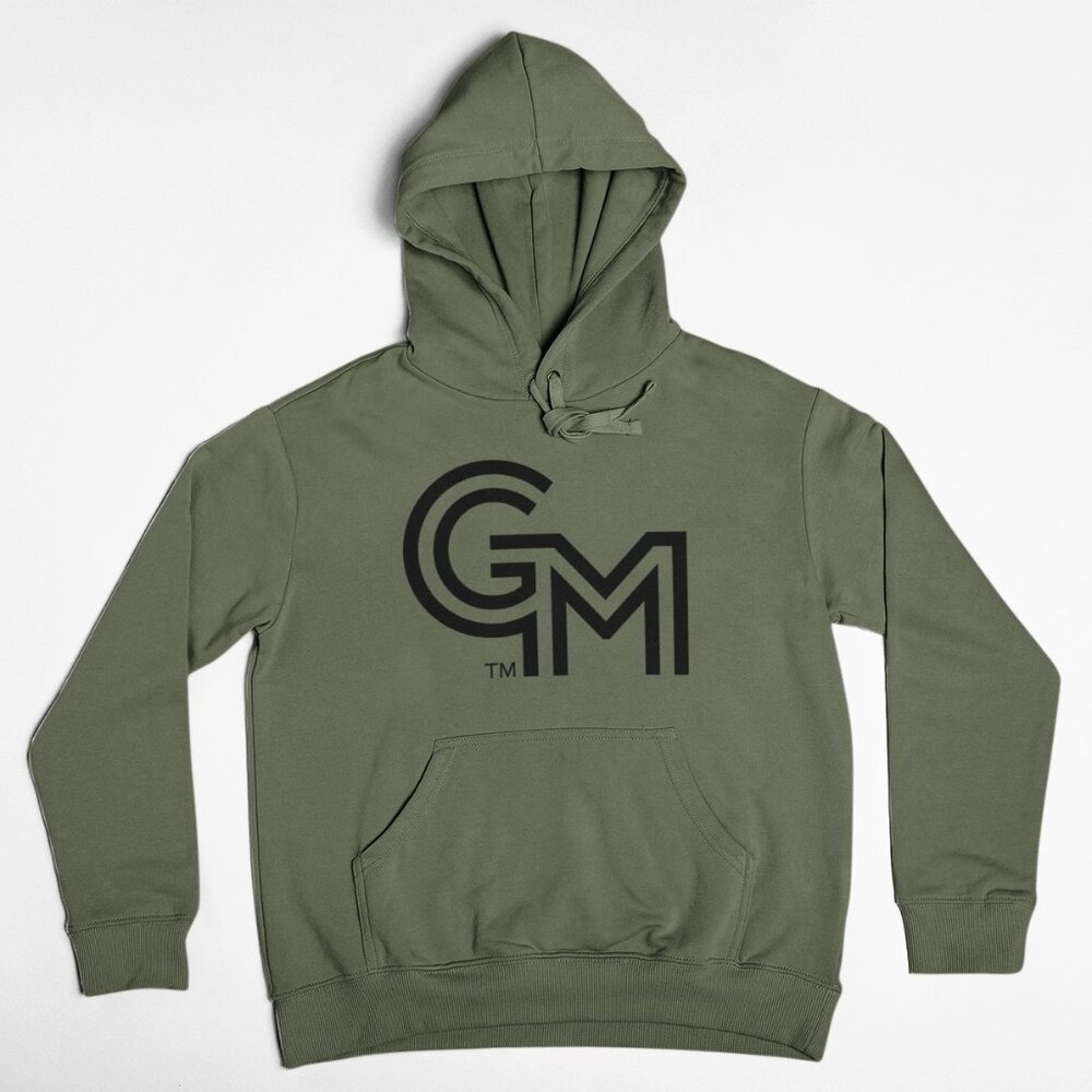 NEW George Mason Patriots GM Pullover Fleece Hoodie MILITARY ARMY GREEN